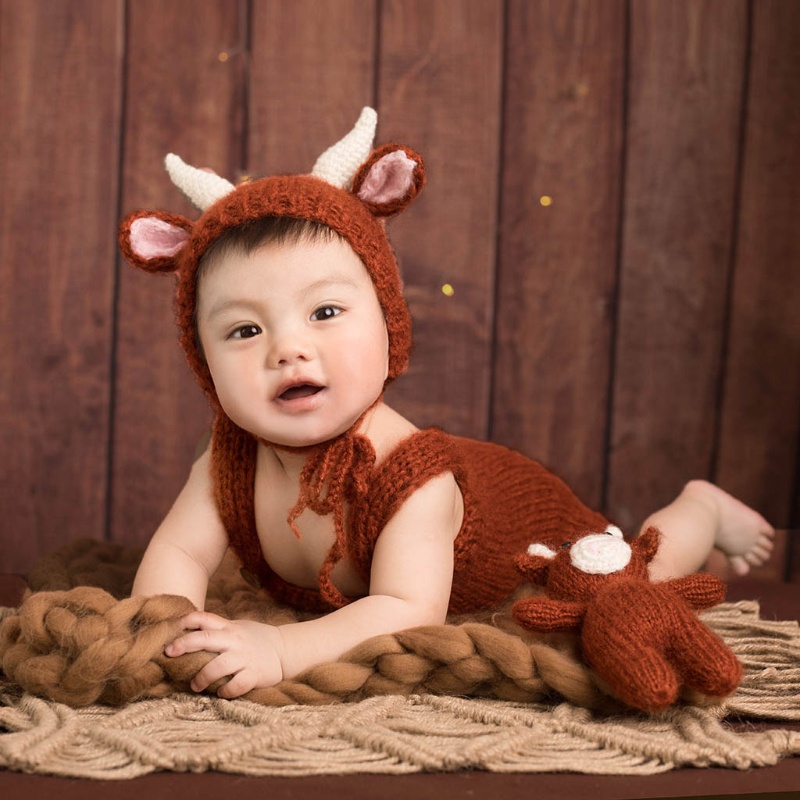 Set 3 Búp Bê Em Bé Sơ Sinh Chụp Hình Đáng Yêu