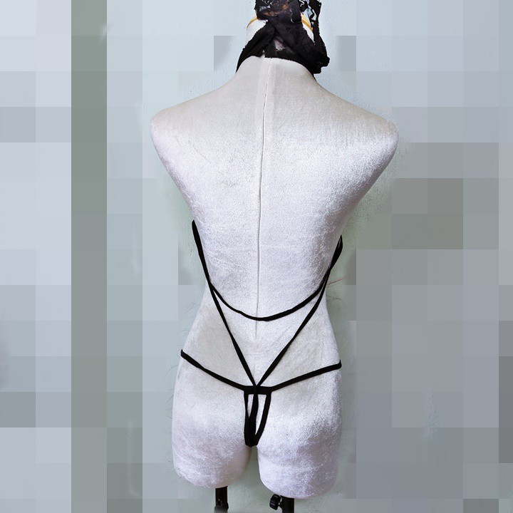 Bộ đồ ngủ kèm che mắt sexy ren liền quần chip
