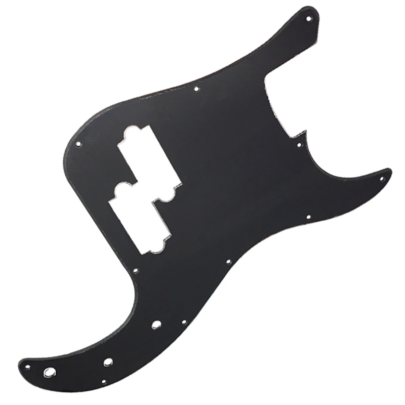 Tấm Bảo Vệ Đàn Guitar 4 Dây 11 Lỗ Màu Đen Tiêu Chuẩn Mexico