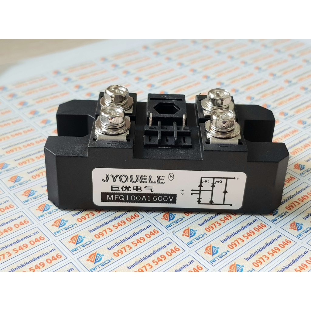 MFQ100A1600V, MFQ100A 1600V Chỉnh lưu cầu thyristor 100A 1600V