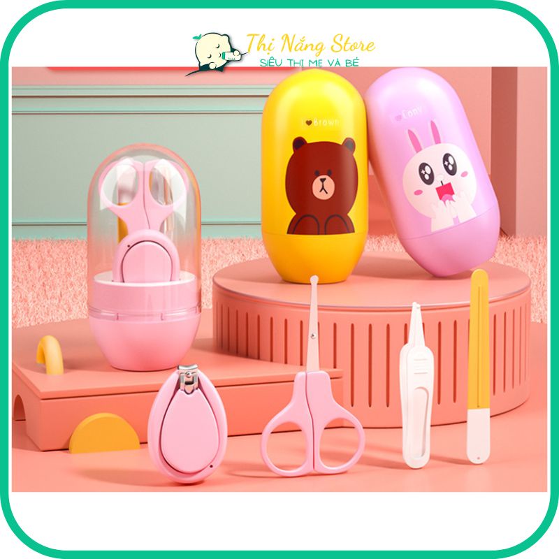 Bộ bấm móng tay 5 chi tiết an toàn cho bé sơ sinh