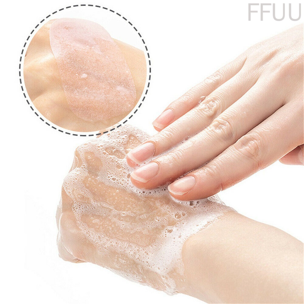 [Hàng mới về] Xà phòng giấy rửa tay nhỏ gọn sử dụng một lần tiện dụng FF86