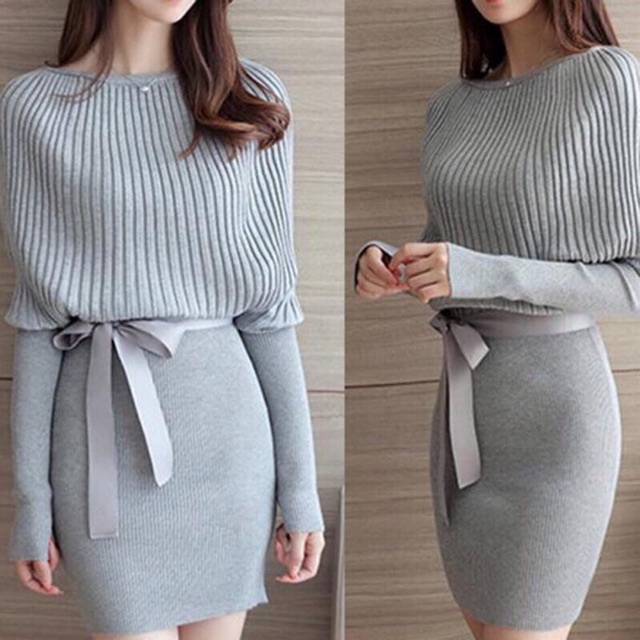 Váy len cánh rơi đẹp