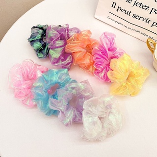 Cột tóc Hàn Quốc scrunchie tiểu thư màu galaxy lấp lánh LALAKA