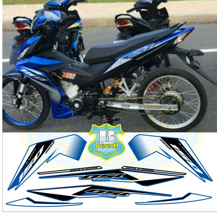 ( Quí khách vui lòng mang ra tiệm cho thợ dán ) Tem winner chế xanh