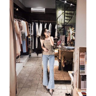 WALENTY - Quần Jeans thiết kế ống loe