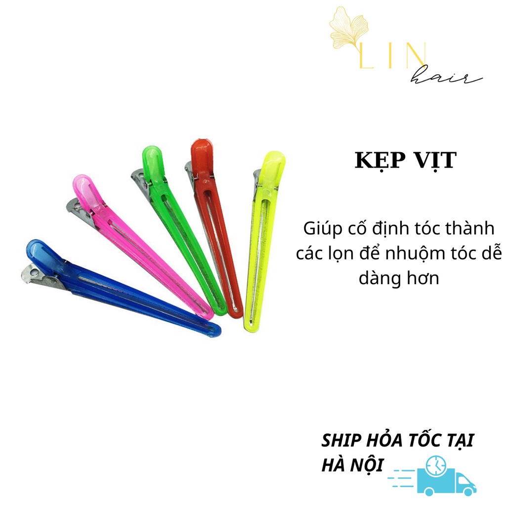 Kẹp vịt giữ tóc dùng khi nhuộm Linhair