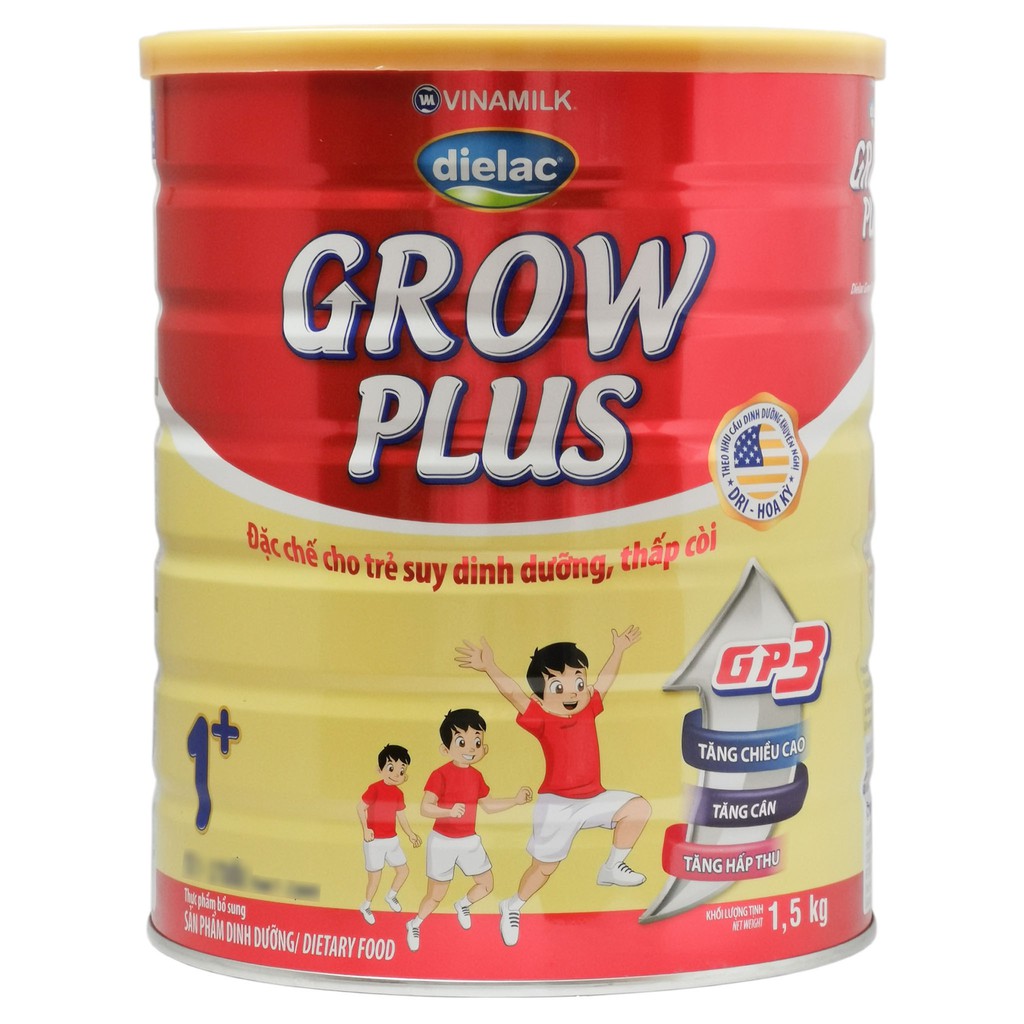 SỮA BỘT DIELAC GROW PLUS ĐỎ 1+/2+ 1.5KG