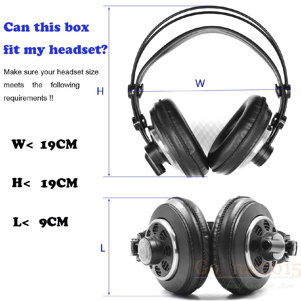 Hộp đựng bảo vệ tai nghe Sony Mdr V600 V900 V7509 tiện dụng chất lượng