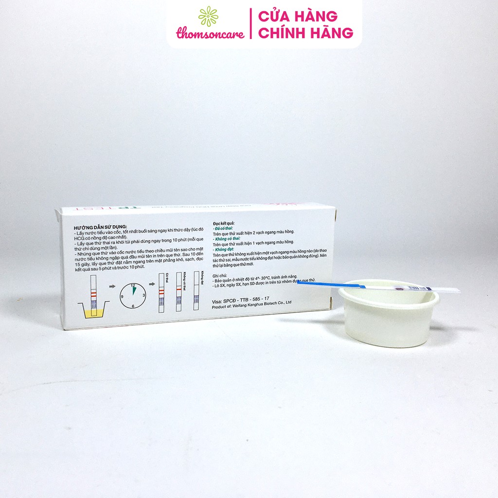 Que thử thai nhanh TP Test - Cho kết quả nhanh, chính xác - Che tên sản phẩm