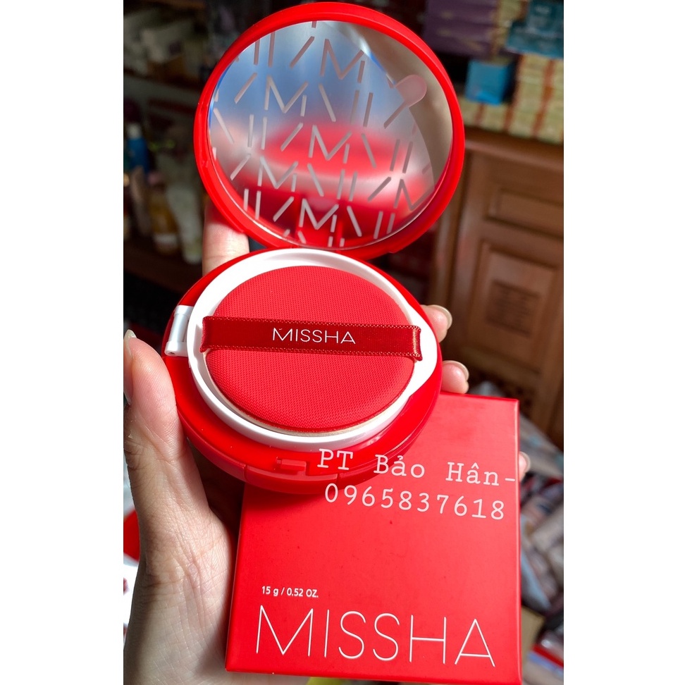 Phấn Nước Missha Đỏ Mỏng Mịn, Che Phủ Tốt, Lâu Trôi SPF50+ PA+++ 15g | BigBuy360 - bigbuy360.vn