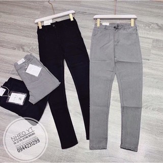 quần skinny 1 cúc cạp cao co dãn