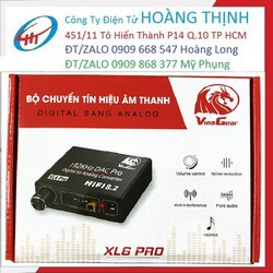 Bộ Chuyển Âm Thanh Quang Vinagear XL6 Pro Tích Hợp Nút Tăng Giảm Âm Lượng - Hàng Chính Hãng
