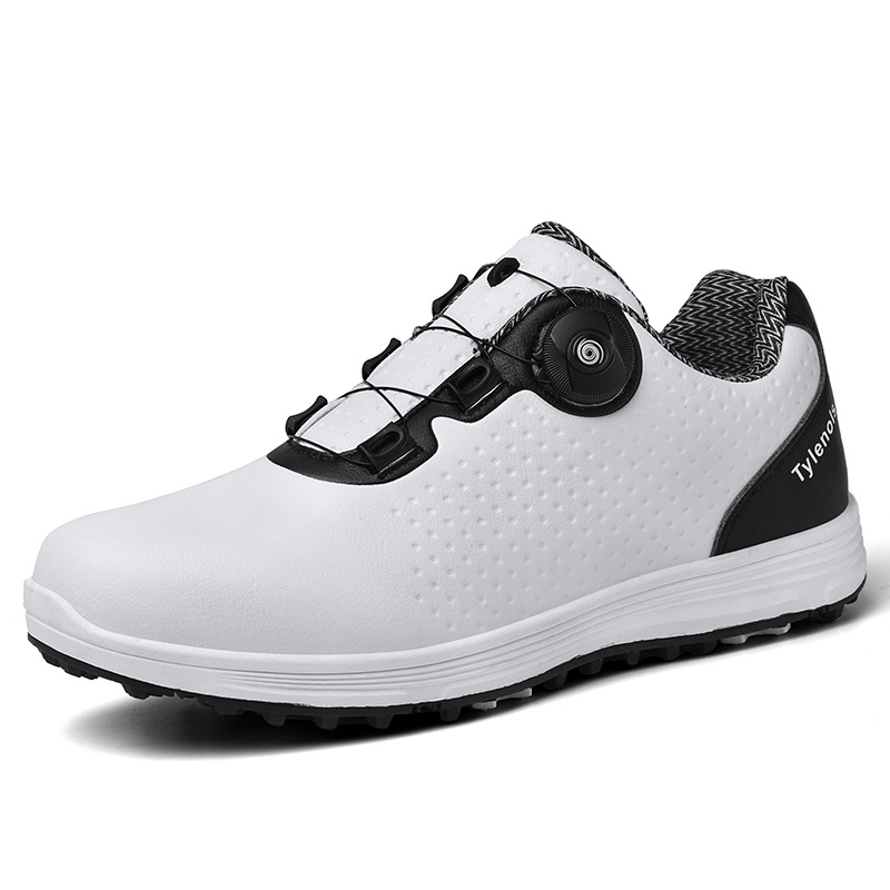 Giày Thể Thao Đánh Golf Bốn Mùa Chống Trượt Chống Thấm Nước Xoay Tự Động Dành Cho Nam