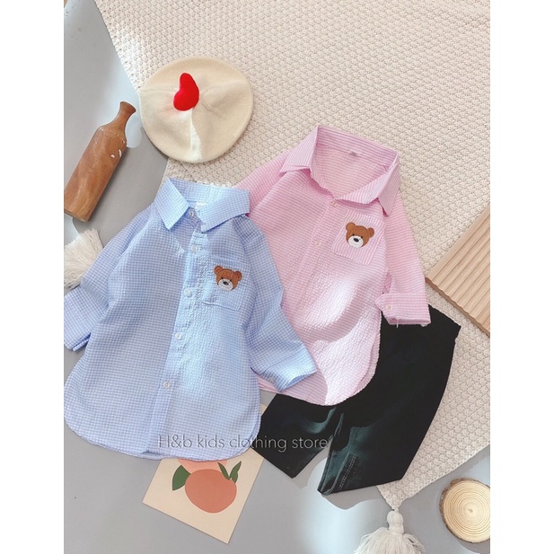 Set sơmi gấu thời trang