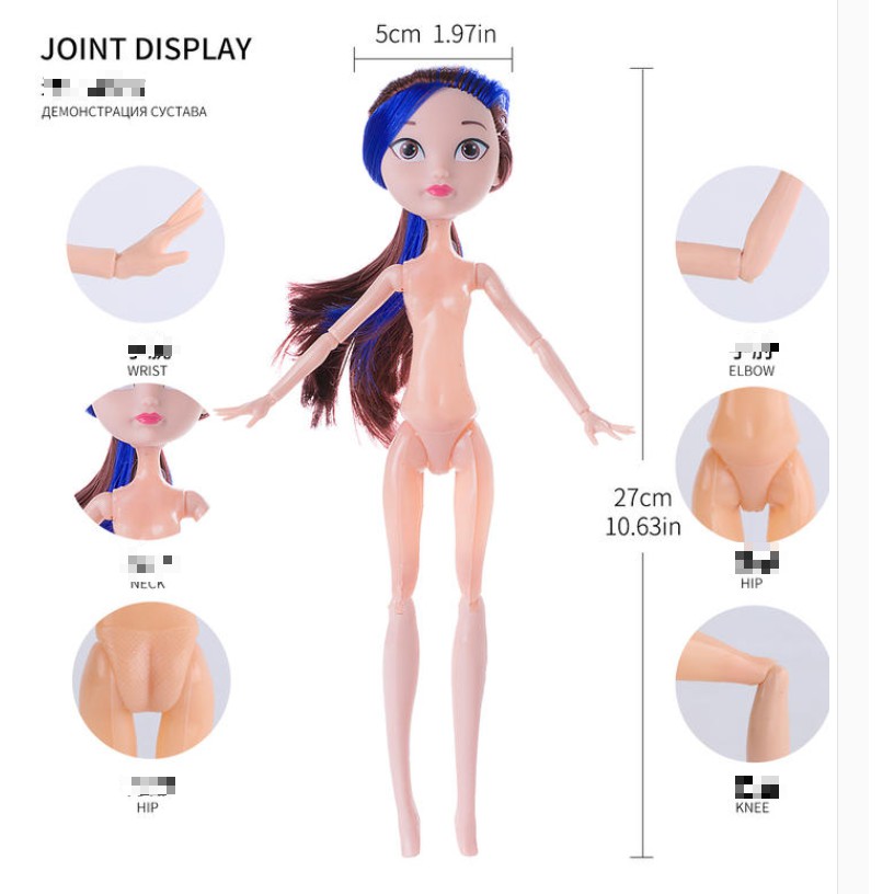 [Hàng Sẵn] Bộ Đồ Chơi Búp Bê Fairy Patrol Doll Phong cách Nga cho Bé Gái