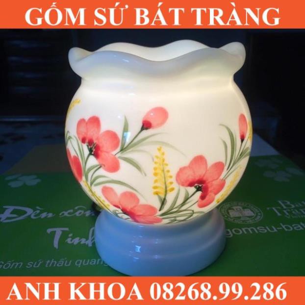 Đèn xông tinh dầu size to - Gốm sứ Bát Tràng Anh Khoa