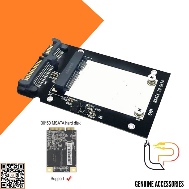 HỘP ĐỰNG Ổ CỨNG SSD MSATA BAMBA B2 - BOX SSD MSATA RA SATA 3 BAMBA B2