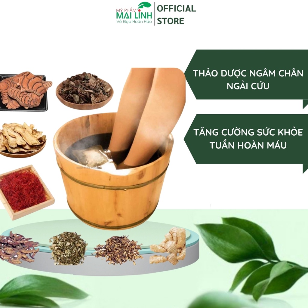 Thảo Dược Ngâm Chân, Thảo Mộc Ngâm Chân Khử Mùi Hôi, Lưu Thông Khí Huyết, Giúp Ăn Ngon Ngủ Khỏe