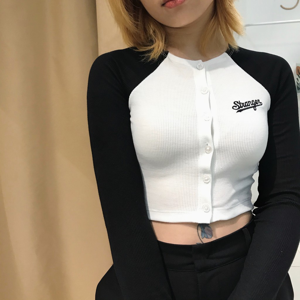 [Hàng cao cÁo thun cặp STRANGER® Heavy Cotton, áo Sơ Mi couple, Croptop