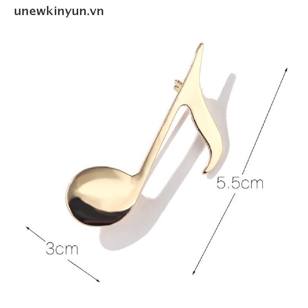 Ghim Cài Áo Hình Nốt Nhạc Thời Trang