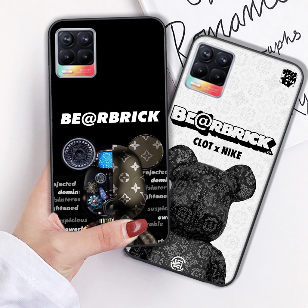 Ốp lưng điện thoại Oppo Realme 8 - Oppo Realme 8 Pro bearbrick RẺ-ĐẸP-BỀN