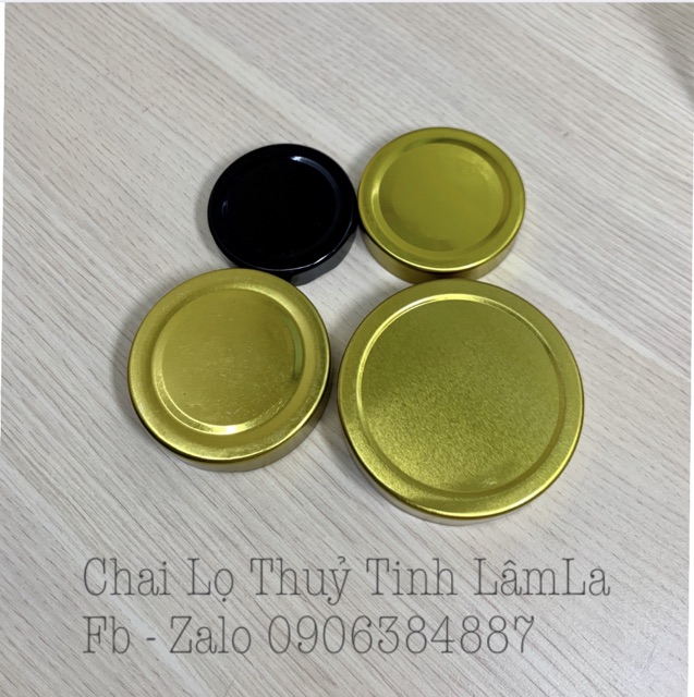 Hũ Thuỷ Tinh Tròn Dáng Cao Nắp Thiếc Dày 100ml 180ml 380ml 500ml