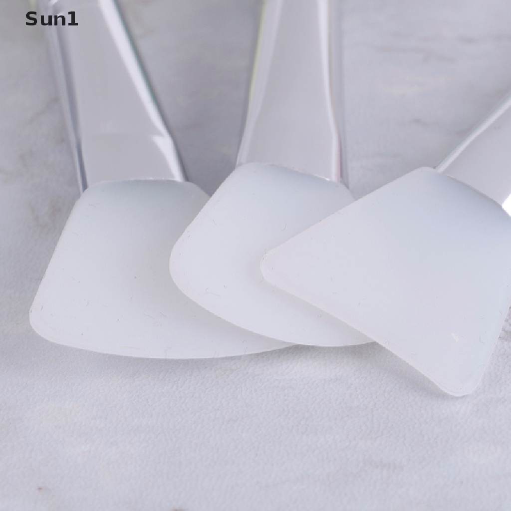 Cọ Silicone Đầu Phẳng Chăm Sóc Da Mặt Tiện Dụng