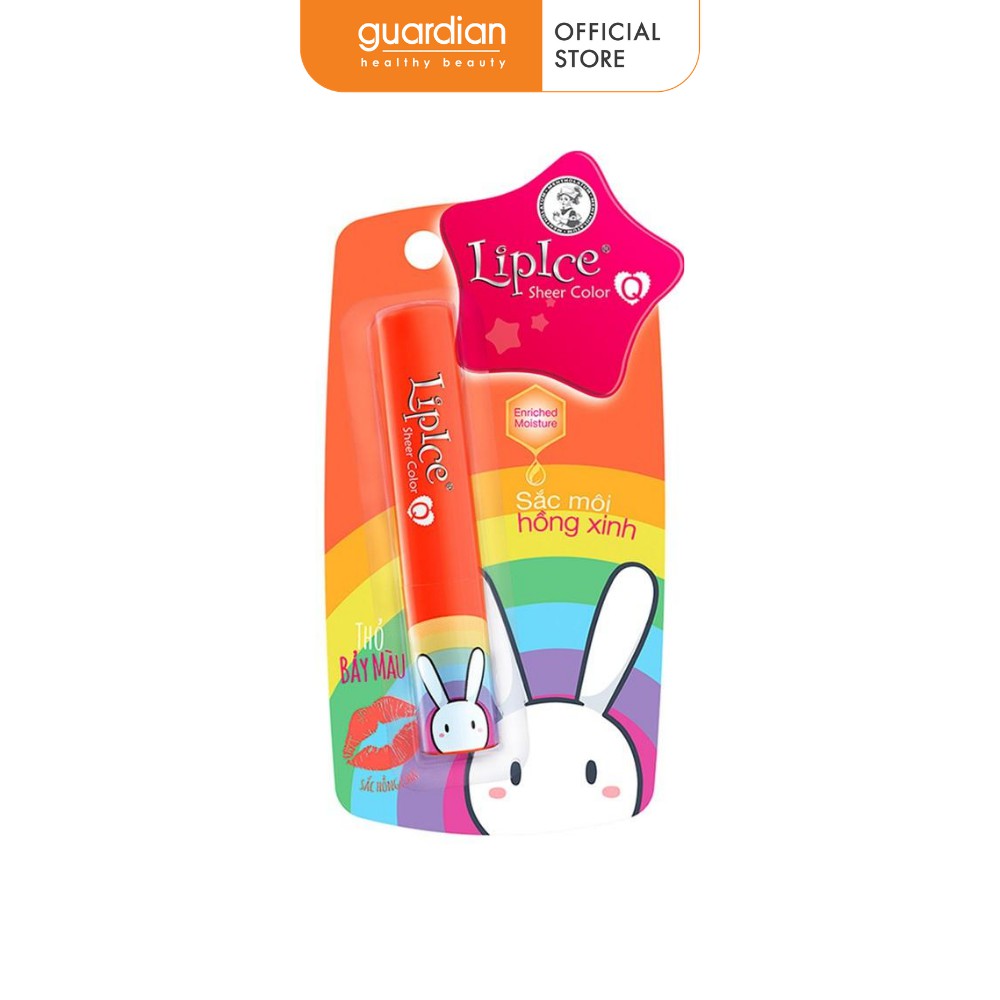 Son dưỡng LipIce Sheer Color Q Bestie Thỏ Bảy Màu 2.4g