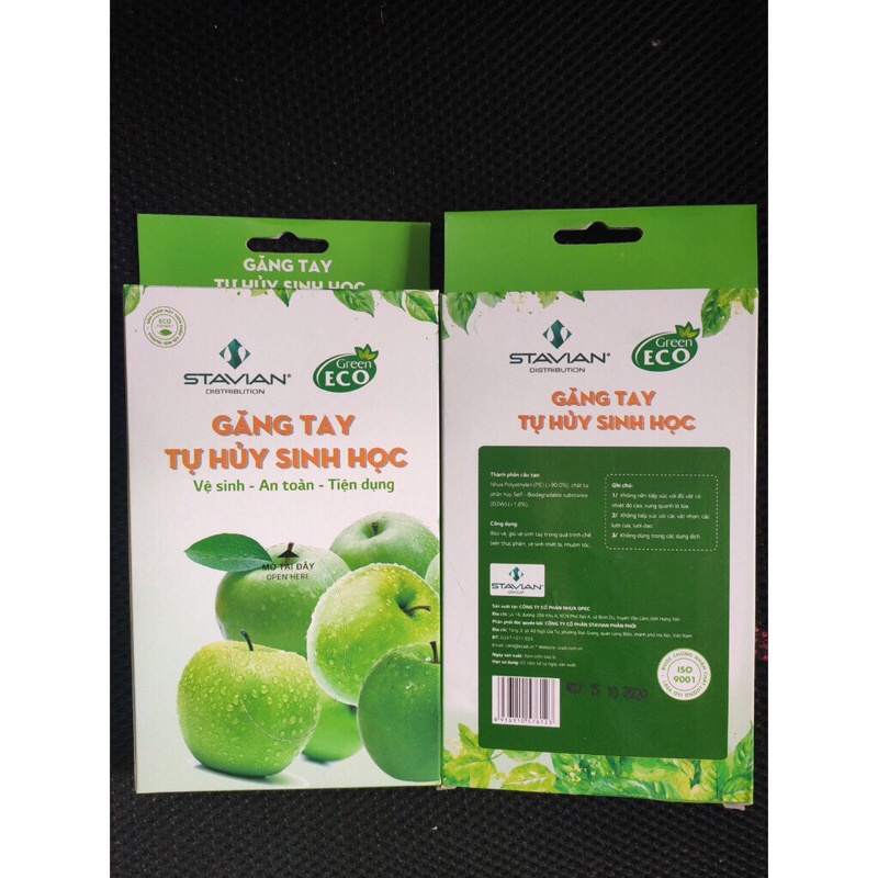 Gang tay nilon tự phân hủy/1hộp