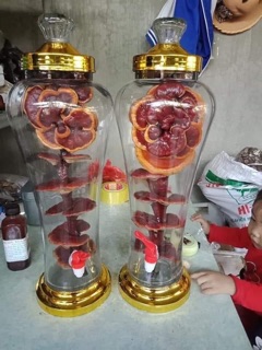 BÌNH NGÂM RƯỢU THUỶ TINH SÂM 7L