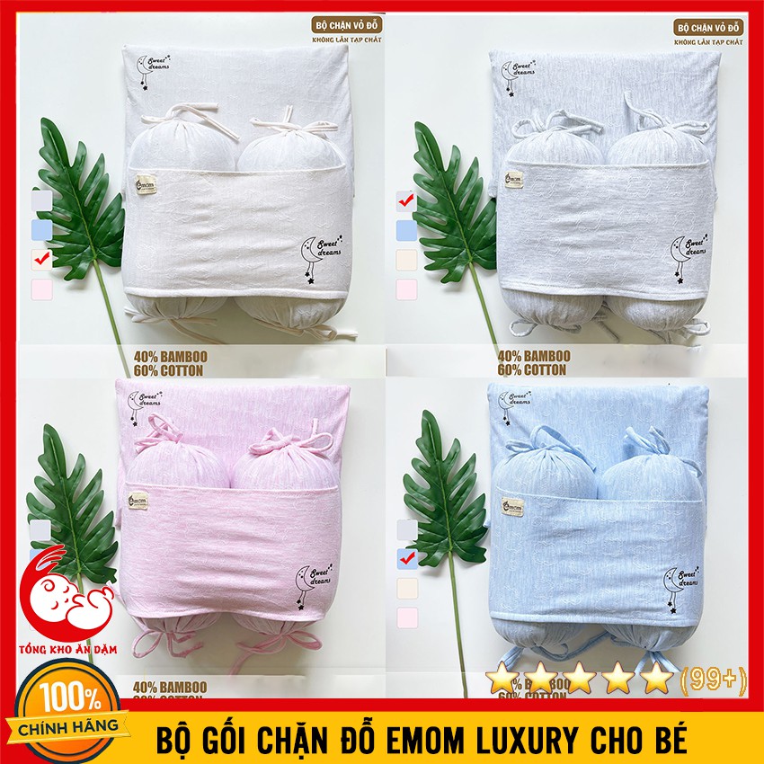 Bộ Gối Chặn Đỗ Cho Bé Sơ Sinh Emom Luxury Giúp Bé Ngủ Ngon - SP000873