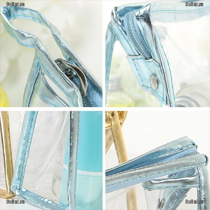 Túi Nhựa PVC Trong Suốt Đựng Đồ Trang Điểm Tiện Dụng