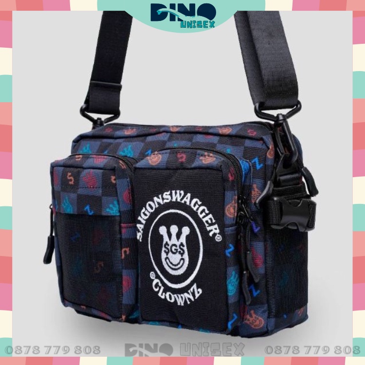 Túi Đeo Chéo Satchel Clownz V4 - Phong Cách Cool Ngầu
