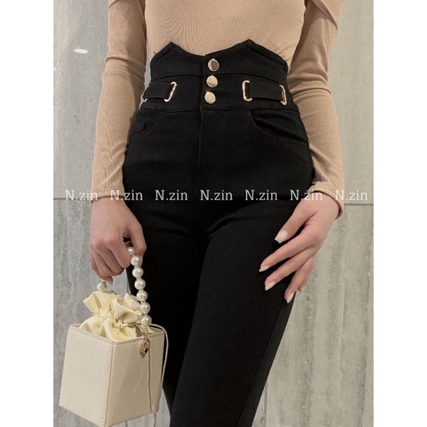 Quần skinny cạp cao tôn dáng