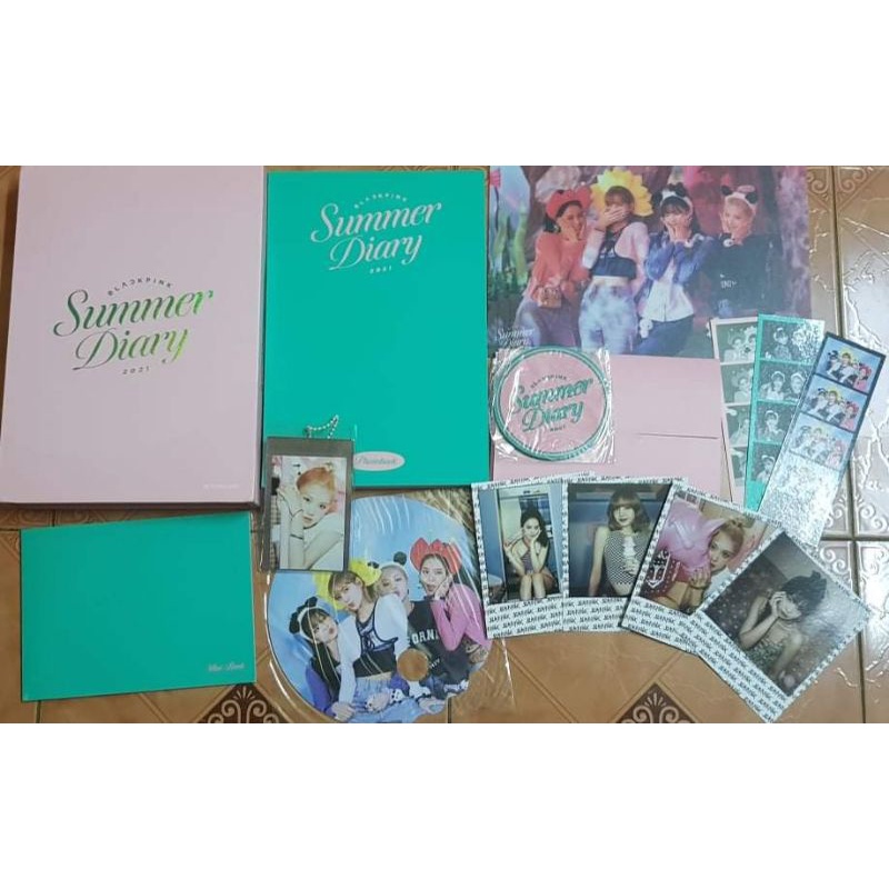 (Tách lẻ) Bộ Sưu Tầm Ảnh Summer Diary 2021 của BlackPink Bản DVD - Hàng Chính Hãng