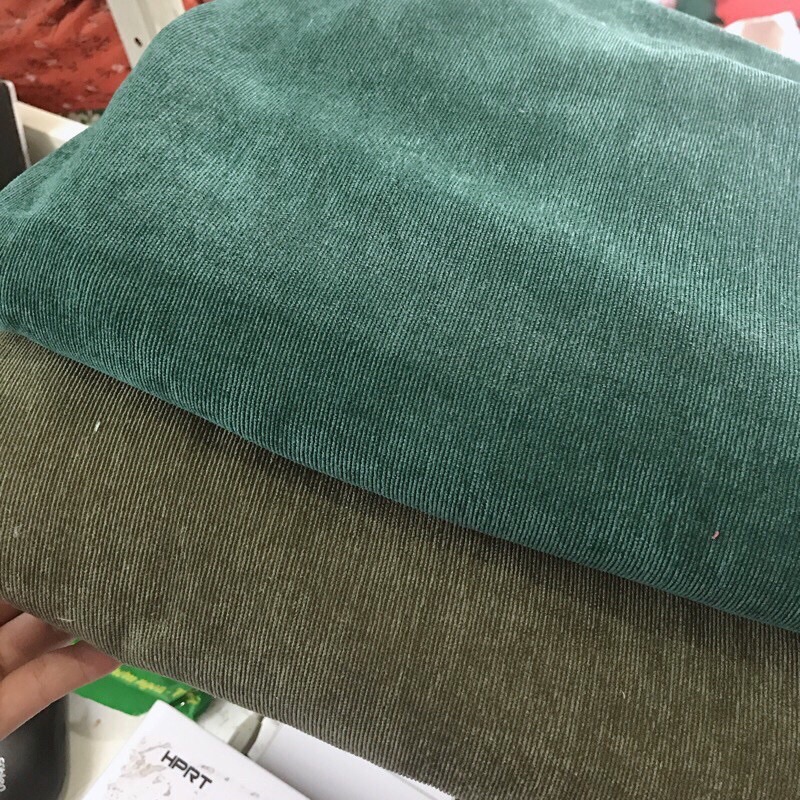 Vải nhung tăm trơn