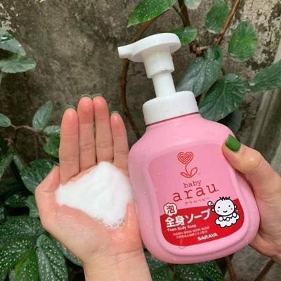 Sữa tắm tạo bọt Arau Baby 450ml nhật bản
