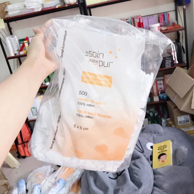 Bông Tẩy Trang Pháp 500 Miếng Tettra