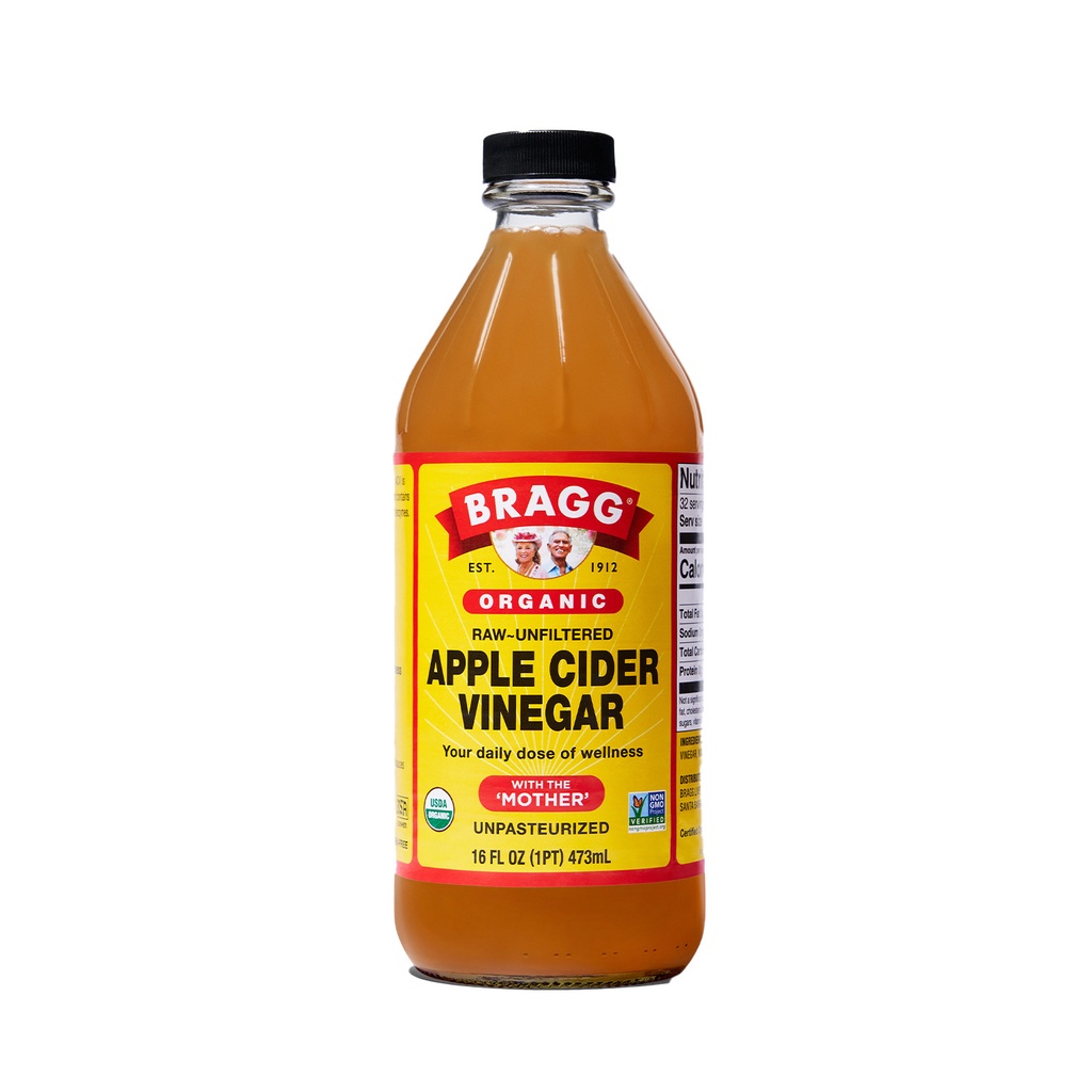 Giấm Táo Hữu Cơ Bragg 473ml