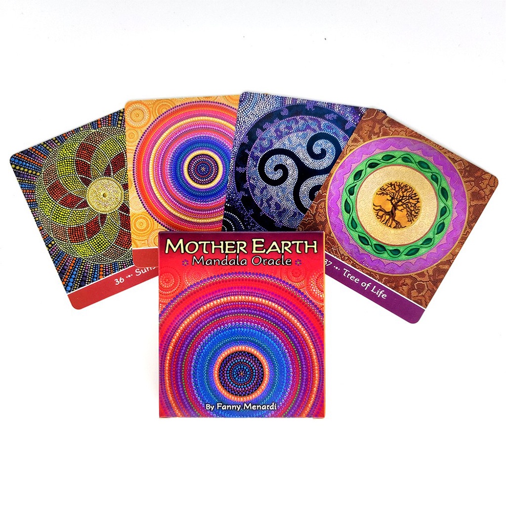 Bài Oracle Mother Earth Mandala Tặng Đá Thanh Tẩy E87