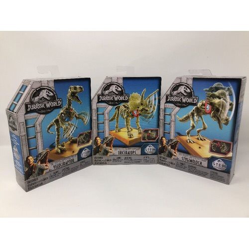 Đồ chơi  giáo dục STEM -  mô hình hóa thạch khủng long Mattel Jurassic World FTF03 - Toyshouse