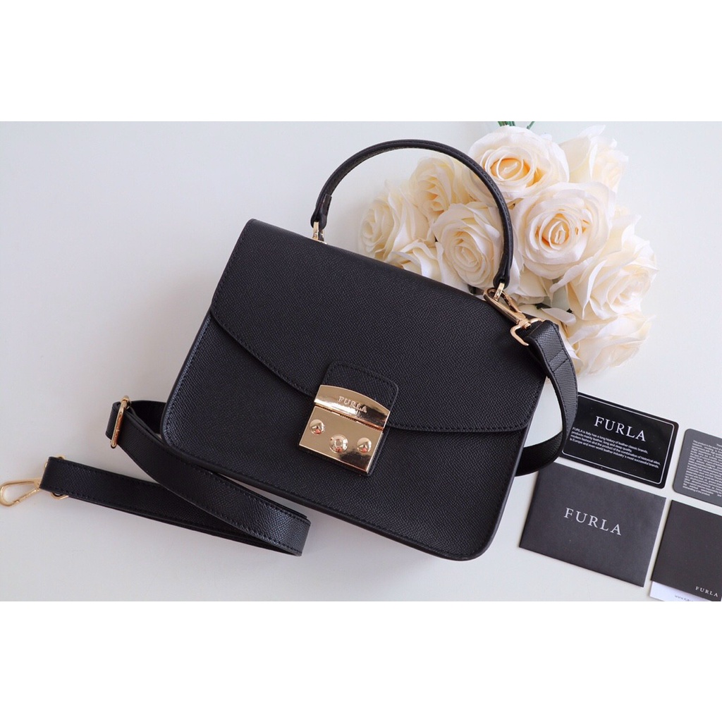 Túi xách Fur.la metropolis Fullbox hãng size 23/Túi đeo chéo Fur.la size 23 Fullbox chất da chuẩn
