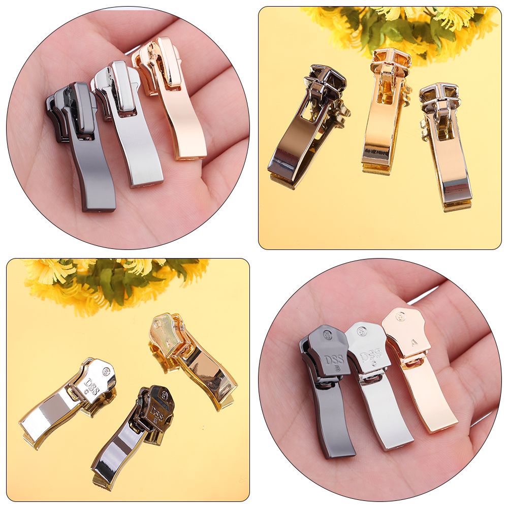 Khóa Kéo Kéo Vali Chống Nước Có Đầu Kim Loại Nhiều Màu Sắc DIY