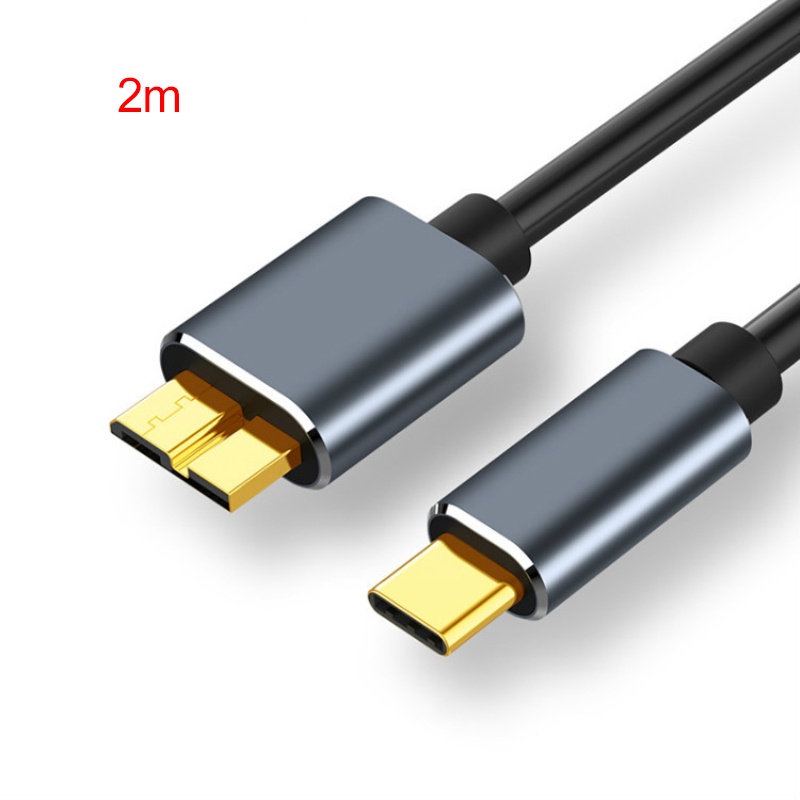 Dây cáp kết nối ổ cứng ngoài USB C 3.0 loại C sang micro B 5gbps