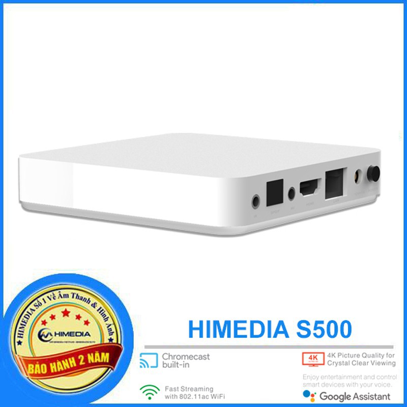 BOX TIVI HIMEDIA S500 - ANDROID TV CHÍNH CHỦ GOOGLE 9.0, RAM 2G, - Hàng chất lượng