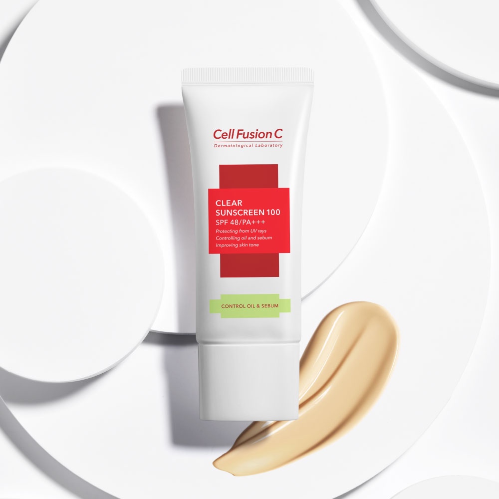 Kem Chống Nắng Kiểm Soát Dầu Và Nhờn Cell Fusion C Advanced Clear Sunscreen 100 SPF50+/ PA++++