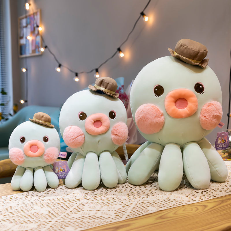 【Ready Stock】đồ chơi cho bé Cute octopus plush toy 20 cm-40 cm