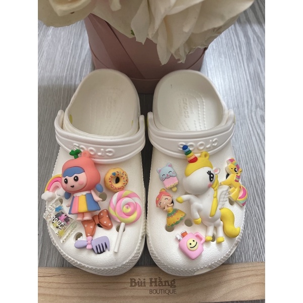 Dép sandal có quai hậu hàng xuất dư gấu nhũ