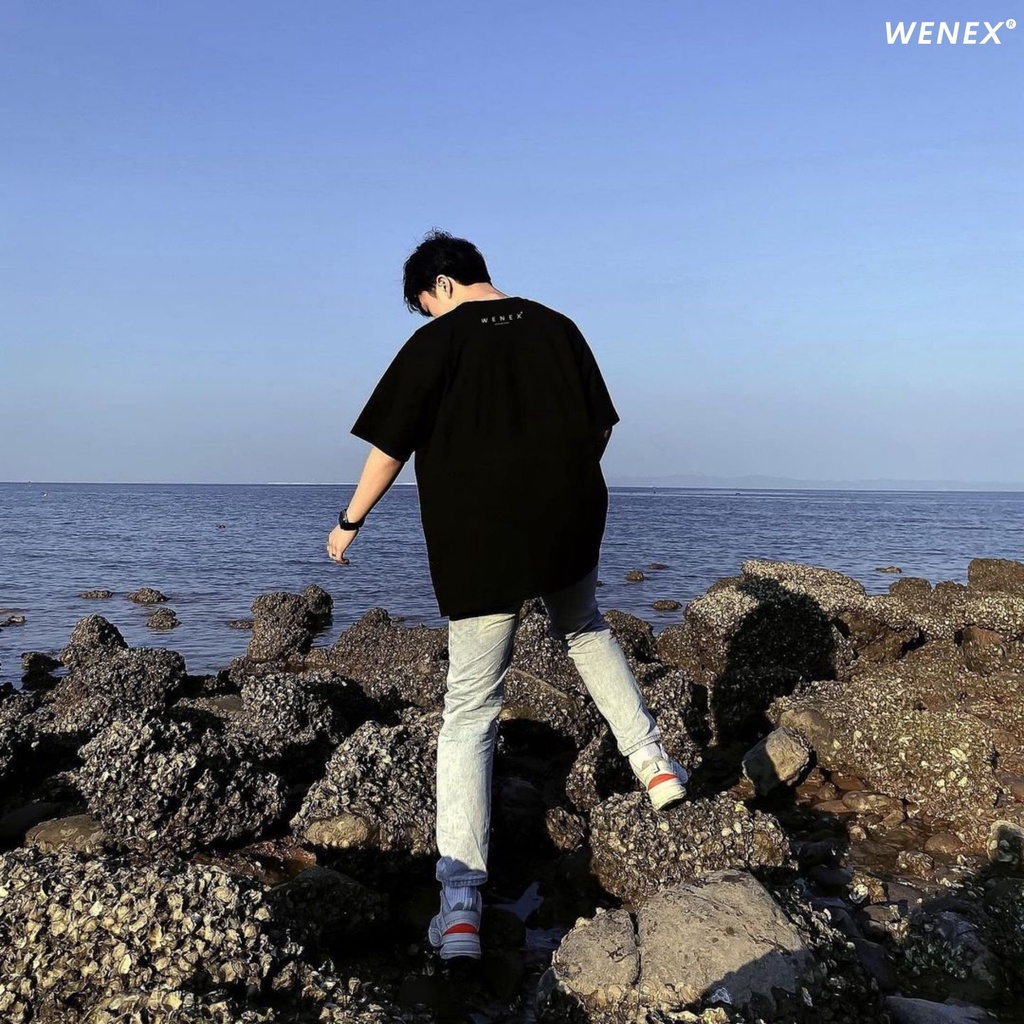 Áo Thun Tay Lỡ WENEX Phông Unisex Nam Nữ Cotton Oversize Form Rộng Local Brand Essential Hanoi 2.0